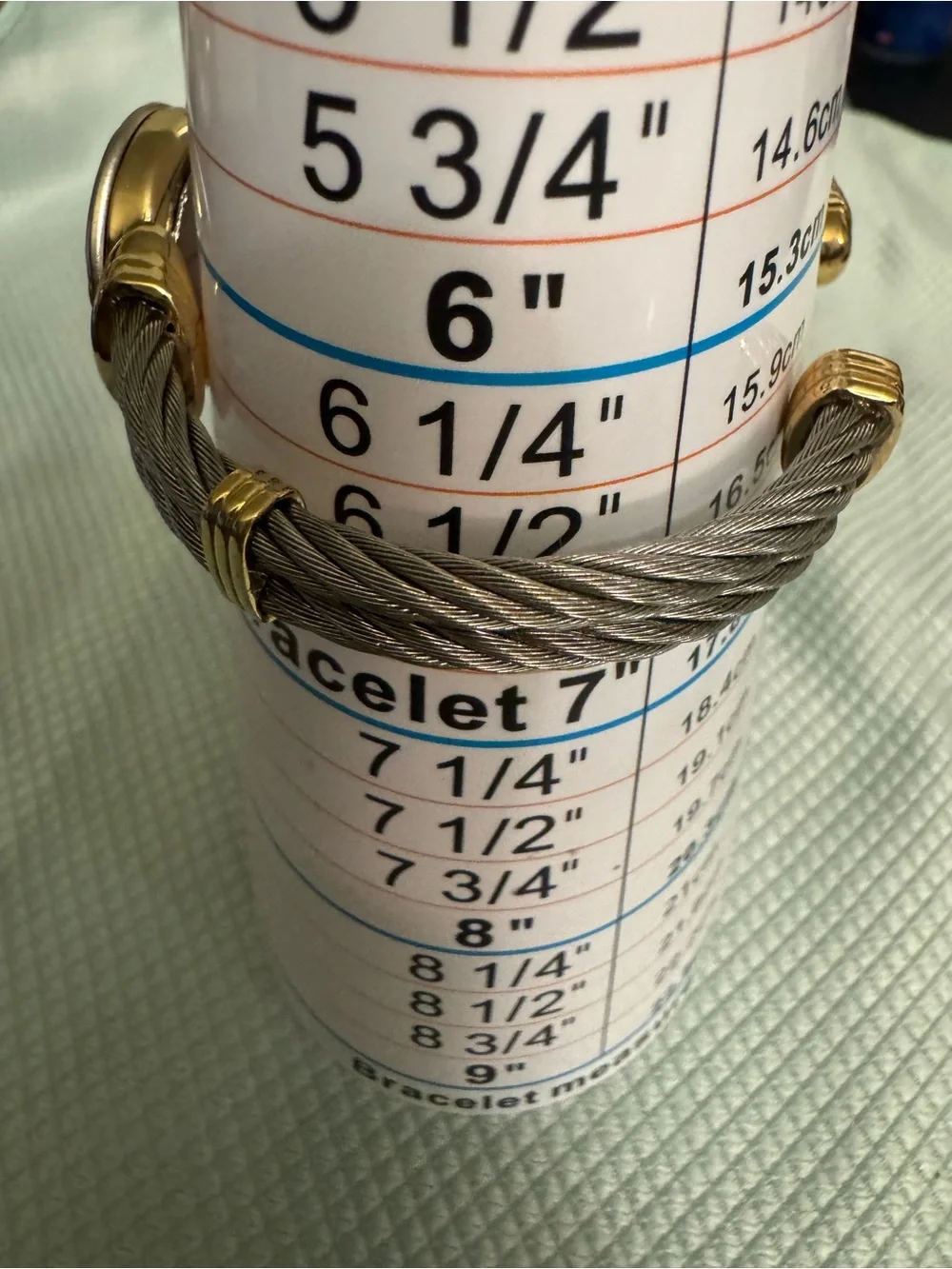 Anne Klein Two-Tone Gold and Silver Cable Bracelet Watch